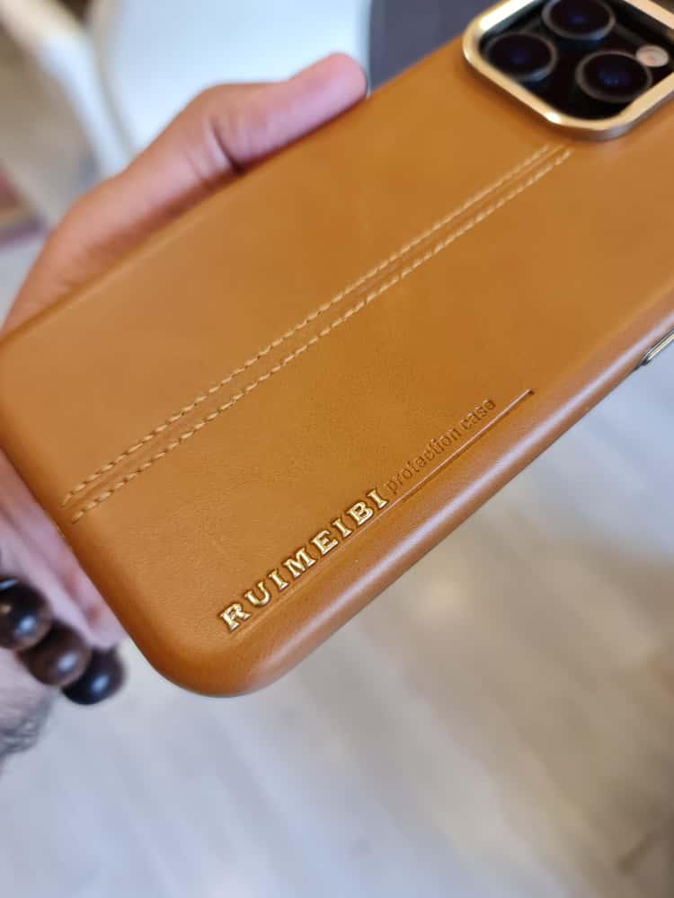 RIMBMAX iPhone Leather Custom Design Magnetic Protective Back Cover