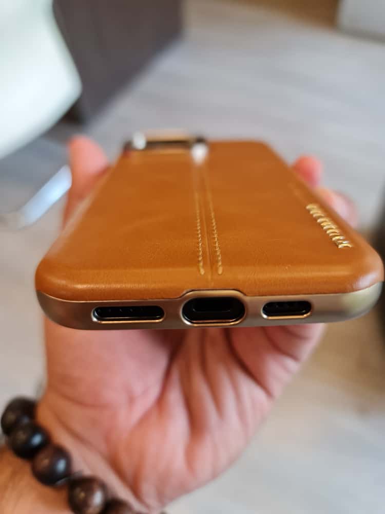 RIMBMAX iPhone Leather Custom Design Magnetic Protective Back Cover