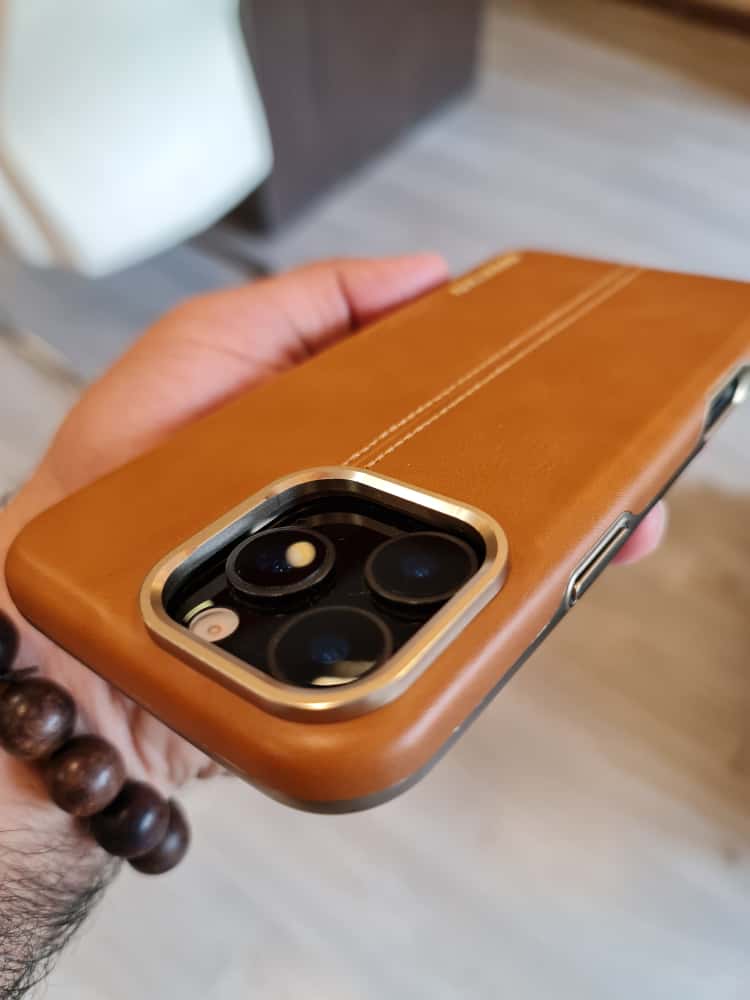 RIMBMAX iPhone Leather Custom Design Magnetic Protective Back Cover