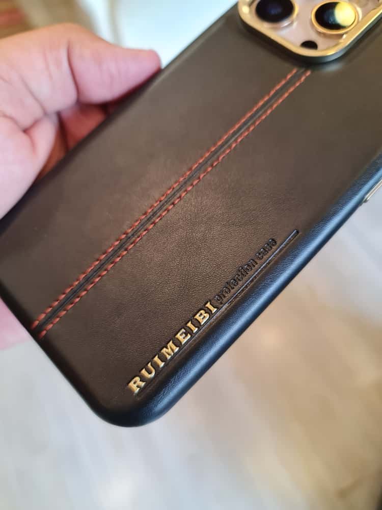 RIMBMAX iPhone Leather Custom Design Magnetic Protective Back Cover