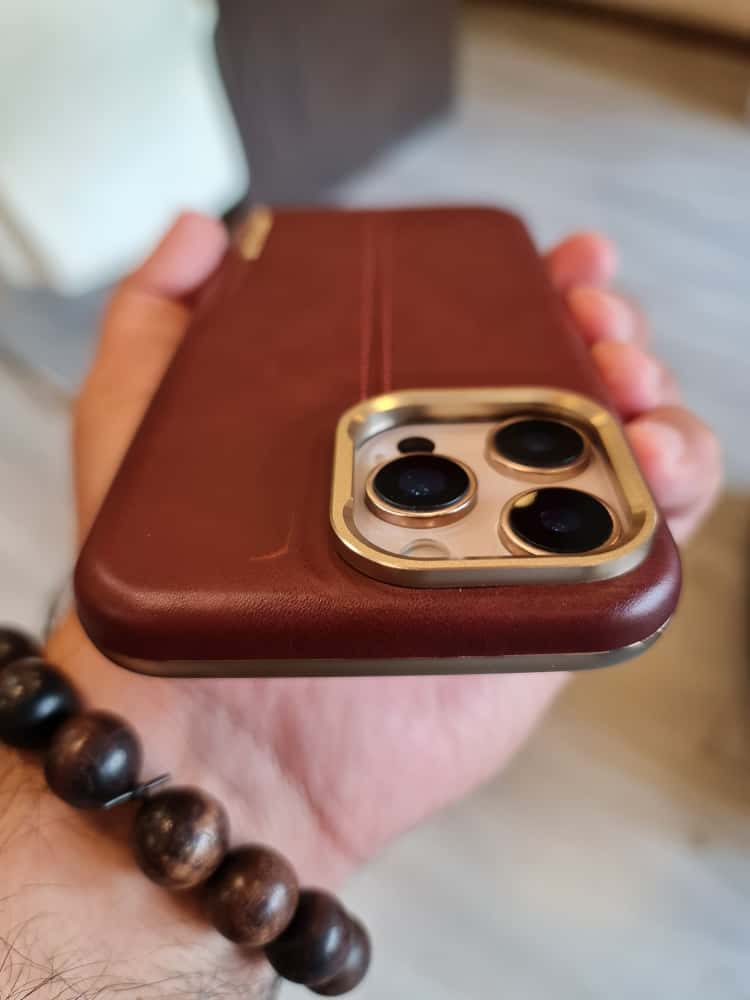 RIMBMAX iPhone Leather Custom Design Magnetic Protective Back Cover