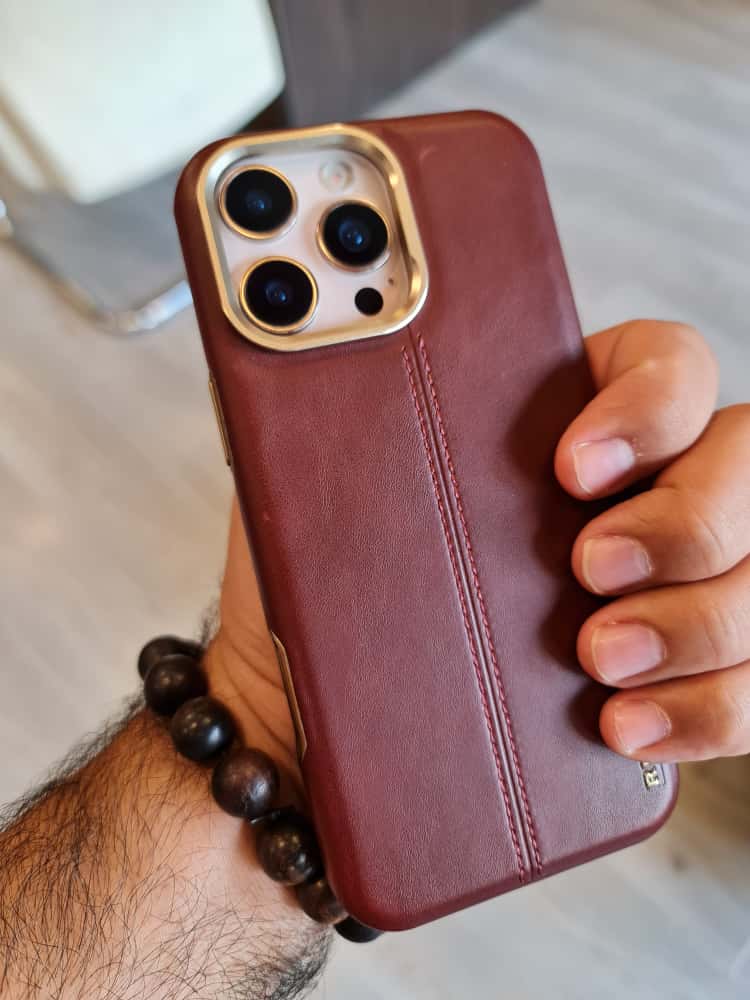 RIMBMAX iPhone Leather Custom Design Magnetic Protective Back Cover