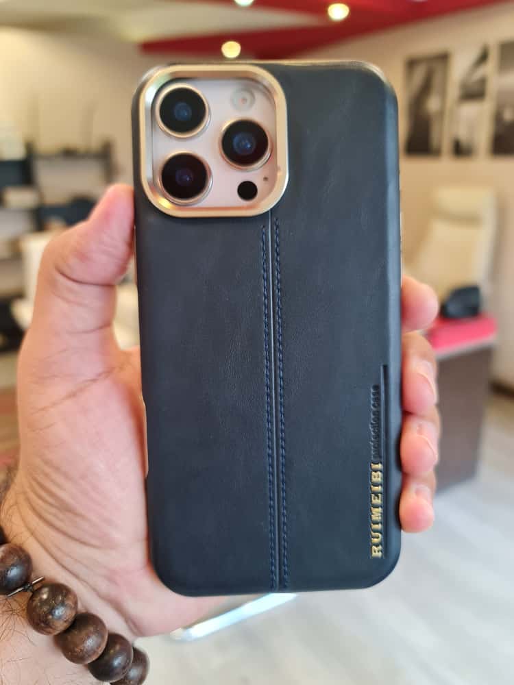 RIMBMAX iPhone Leather Custom Design Magnetic Protective Back Cover