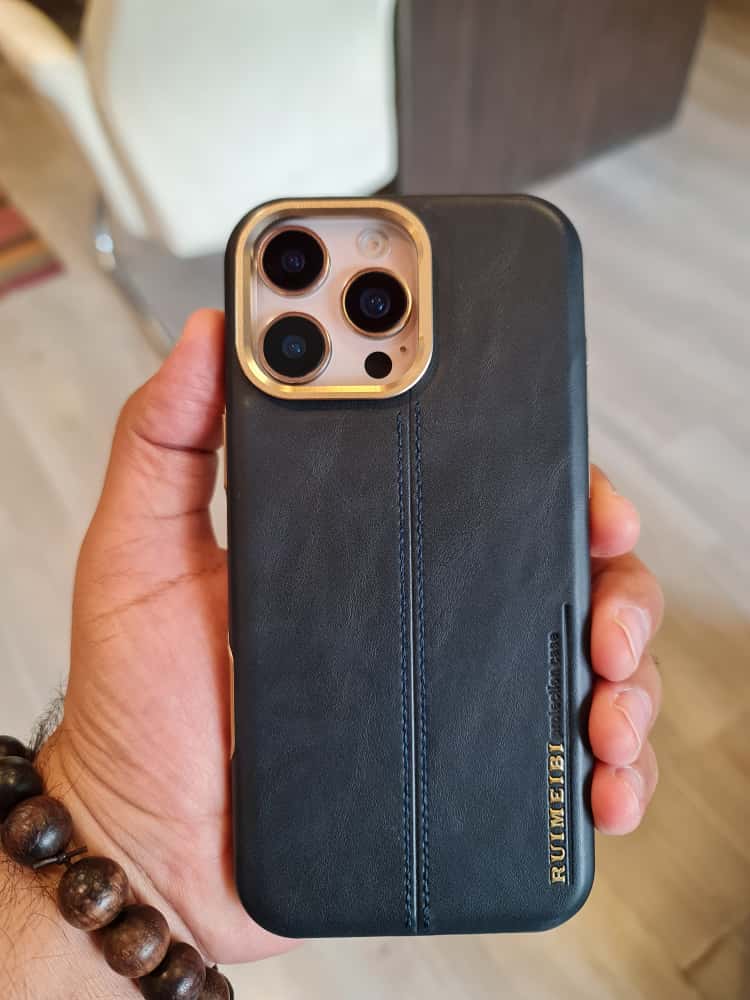 RIMBMAX iPhone Leather Custom Design Magnetic Protective Back Cover