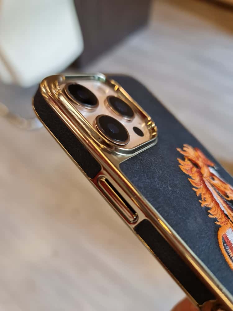 RMBMAX Embroidery Leather Frame Lens Case shape 3