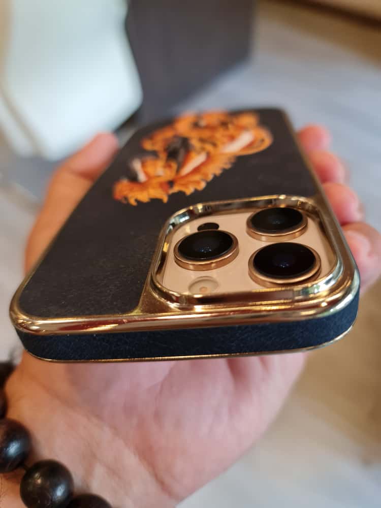 RMBMAX Embroidery Leather Frame Lens Case shape 3