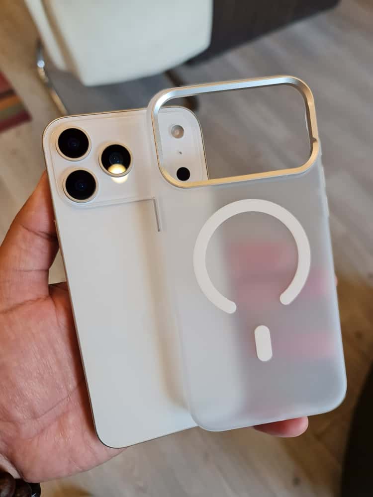 Gorgeous clear frosted case for iPhone(White)