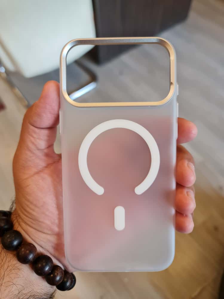 Gorgeous clear frosted case for iPhone(White)