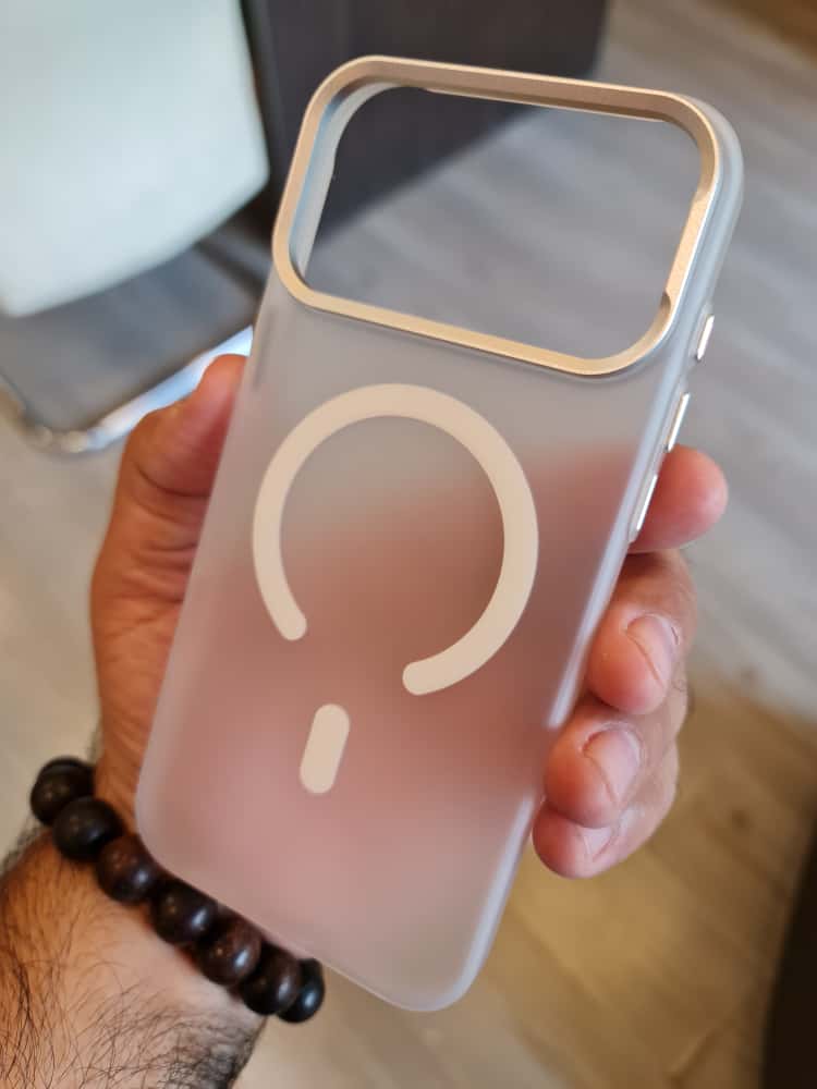 Gorgeous clear frosted case for iPhone(White)