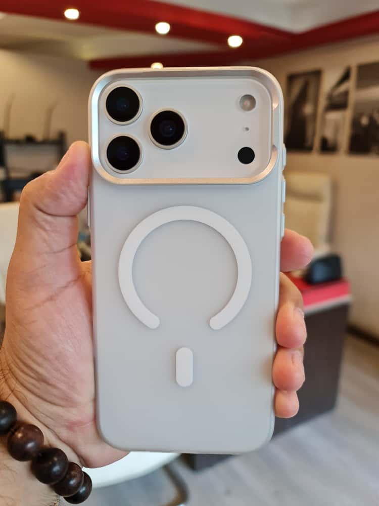 Gorgeous clear frosted case for iPhone(White)