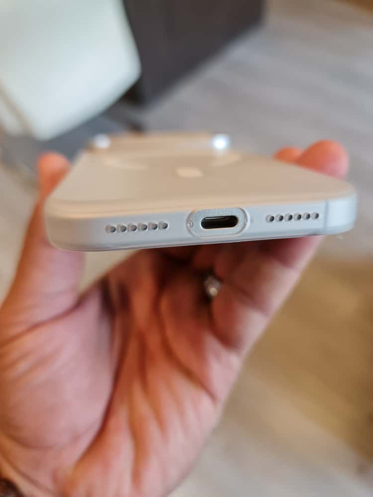 Gorgeous clear frosted case for iPhone(White)