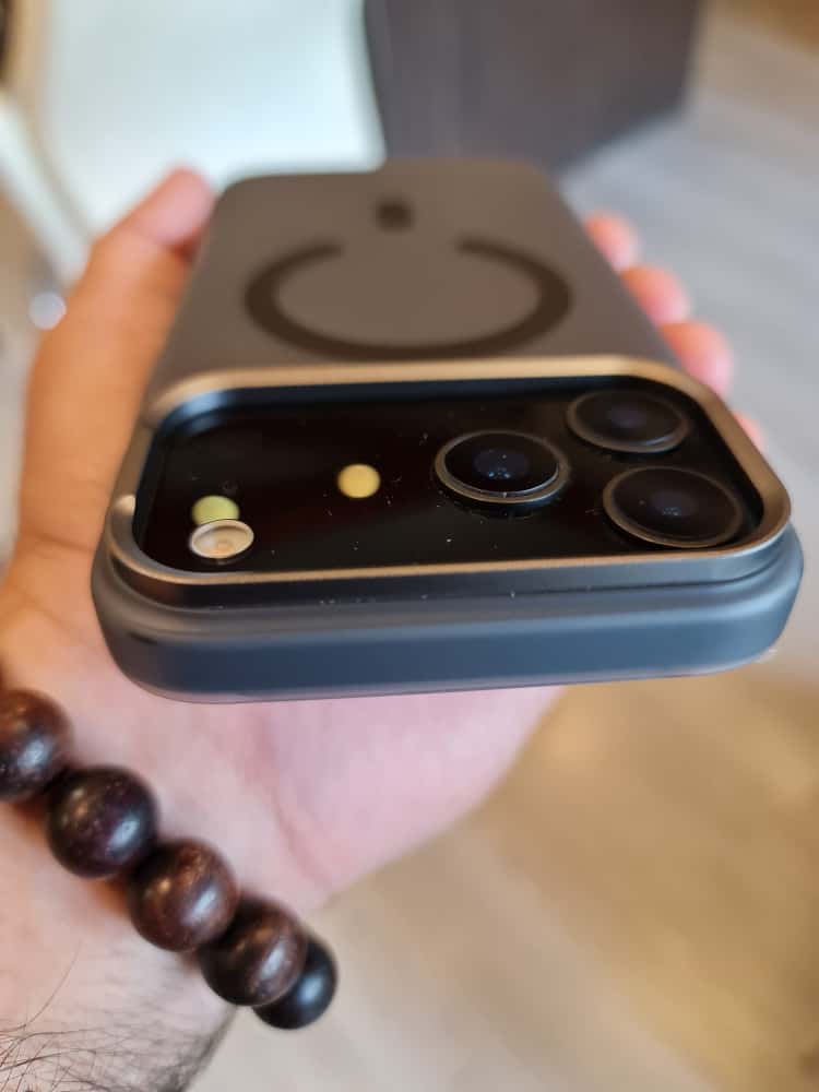 Gorgeous clear frosted case for iPhone(Black)