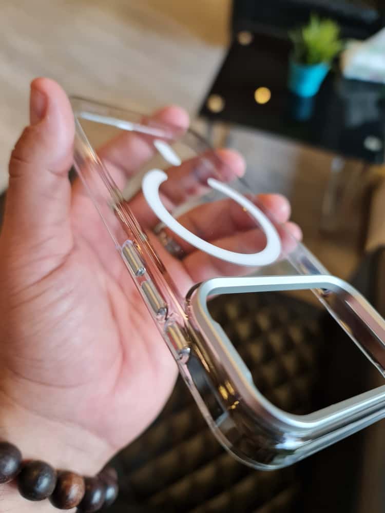 Gorgeous clear glossy case for iPhone (White) 2