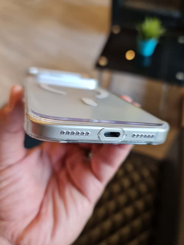 Gorgeous clear glossy case for iPhone (White)