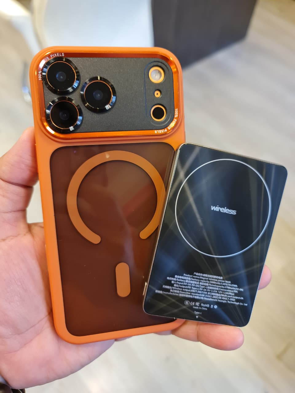 Popular TPU Acrylic Clear Magnetic Phone Case for iPhone 17 Pro Max