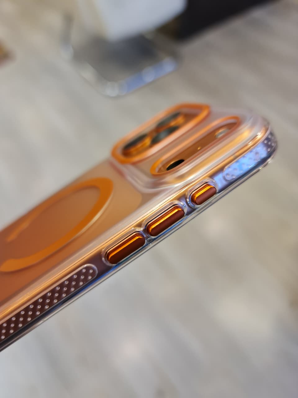 Gradient Color Translucent Magnetic Rugged Phone Case for iPhone 17 Series(Shape1)