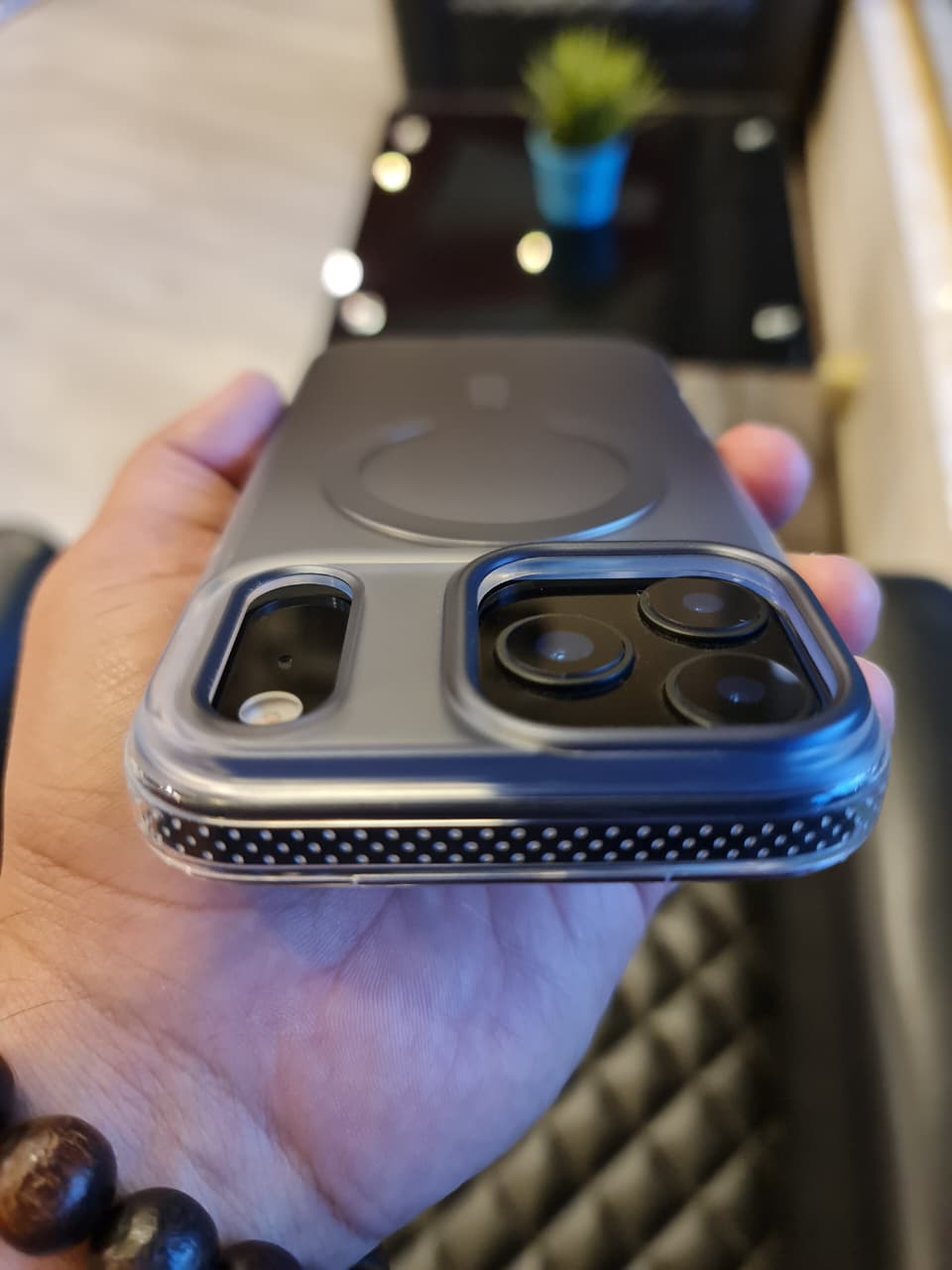 Gradient Color Translucent Magnetic Rugged Phone Case for iPhone 17 Series(Shape 2)