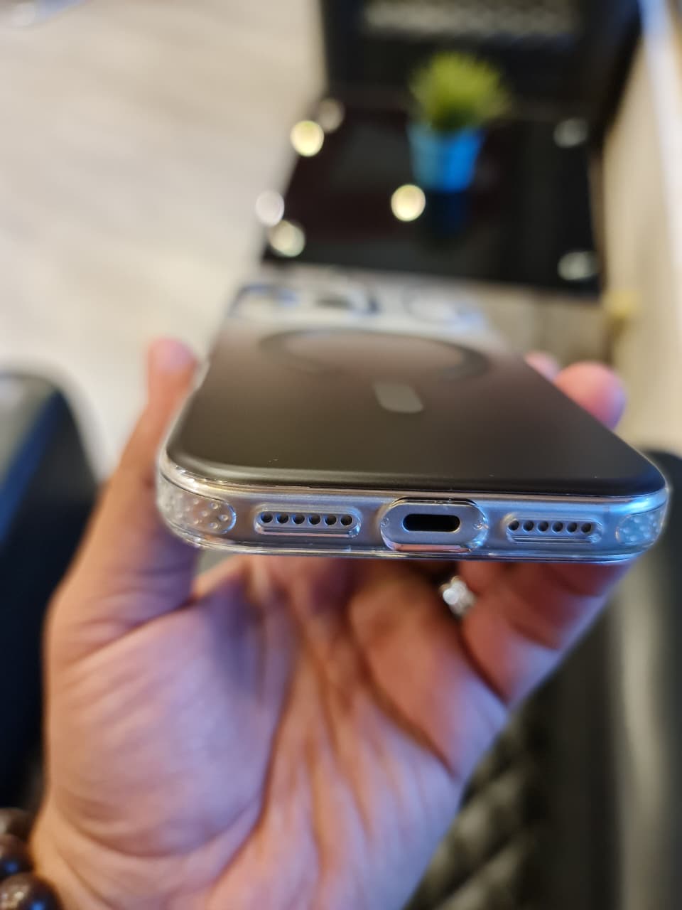 Gradient Color Translucent Magnetic Rugged Phone Case for iPhone 17 Series(Shape 3)