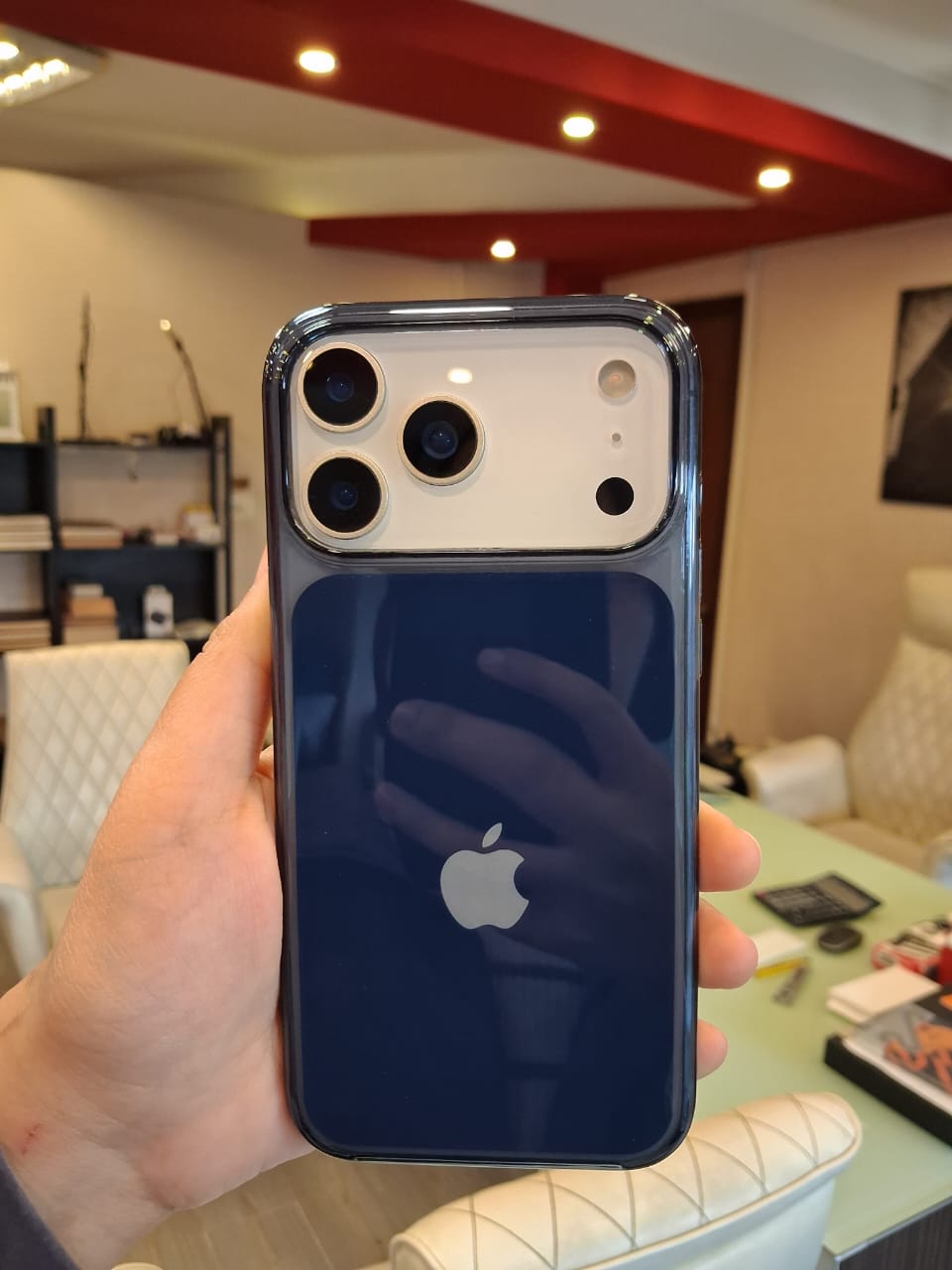 High-end Acrylic Color Design Clear Magnetic Case for iPhone 17 Pro Max