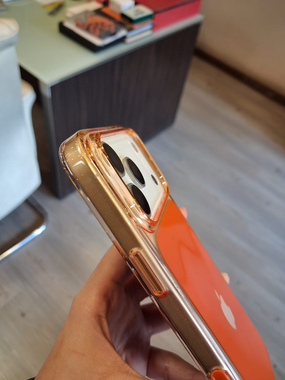 High-end Acrylic Color Design Clear Magnetic Case for iPhone 17 Pro Max