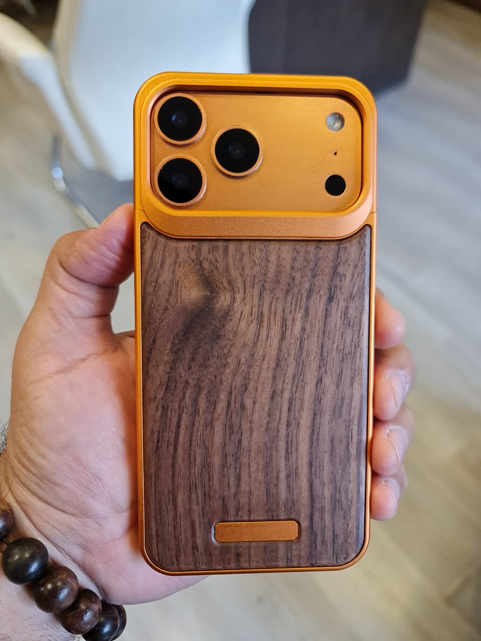 Wood Magsafe Vegan Case For iPhone 17 Pro Max
