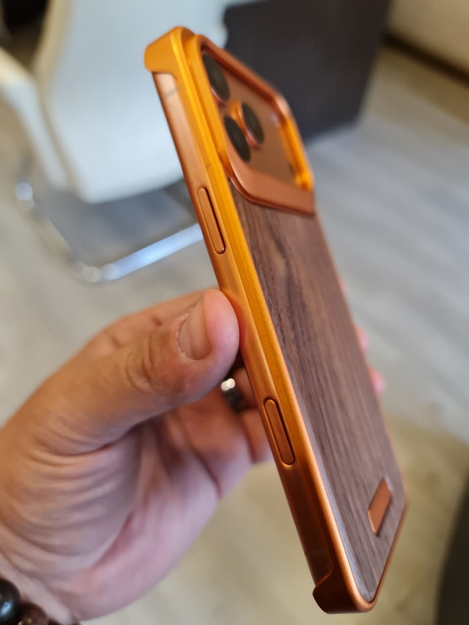 Wood Magsafe Vegan Case For iPhone 17 Pro Max