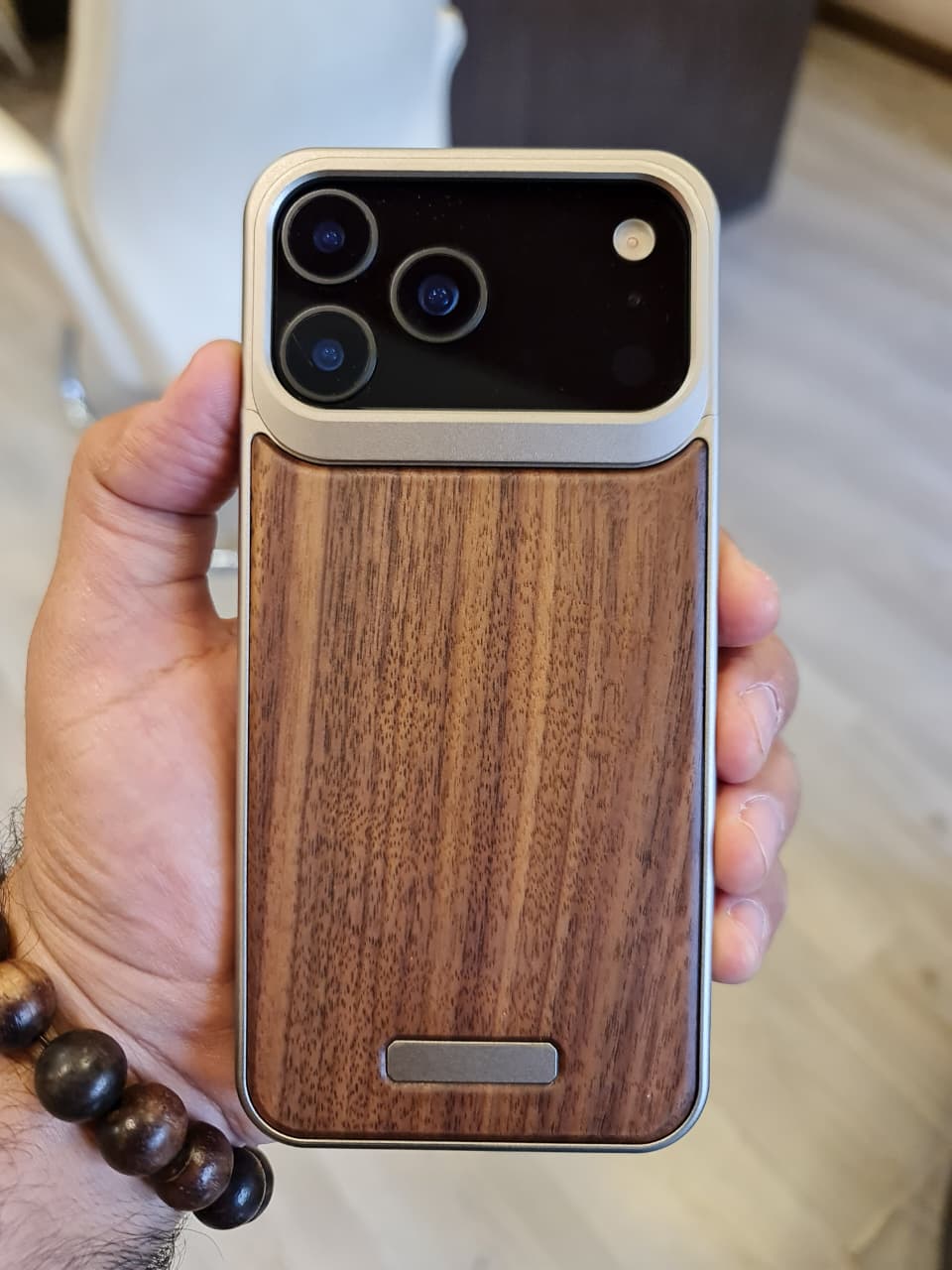 Wood Magsafe Vegan Case For iPhone 17 Pro Max