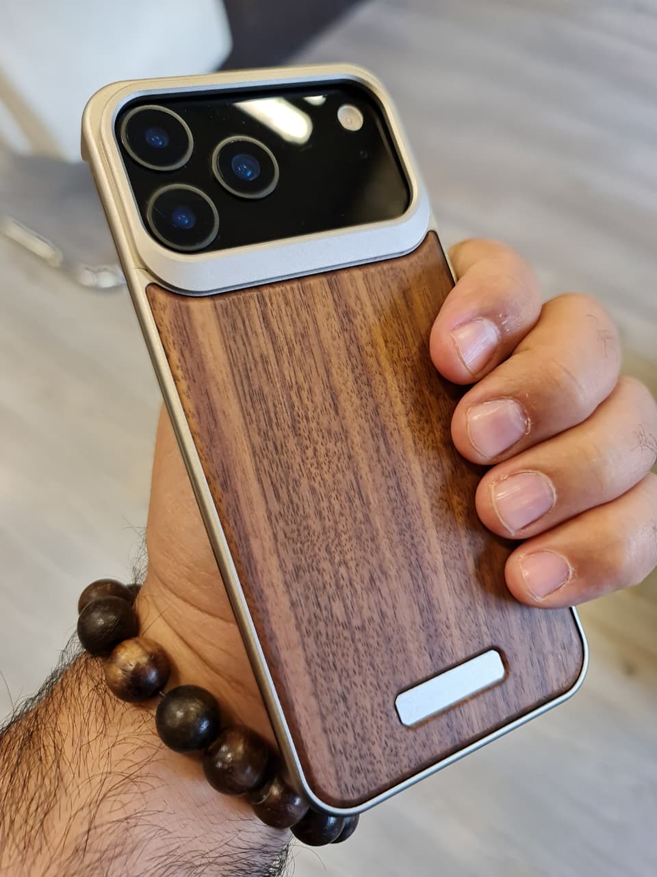 Wood Magsafe Vegan Case For iPhone 17 Pro Max
