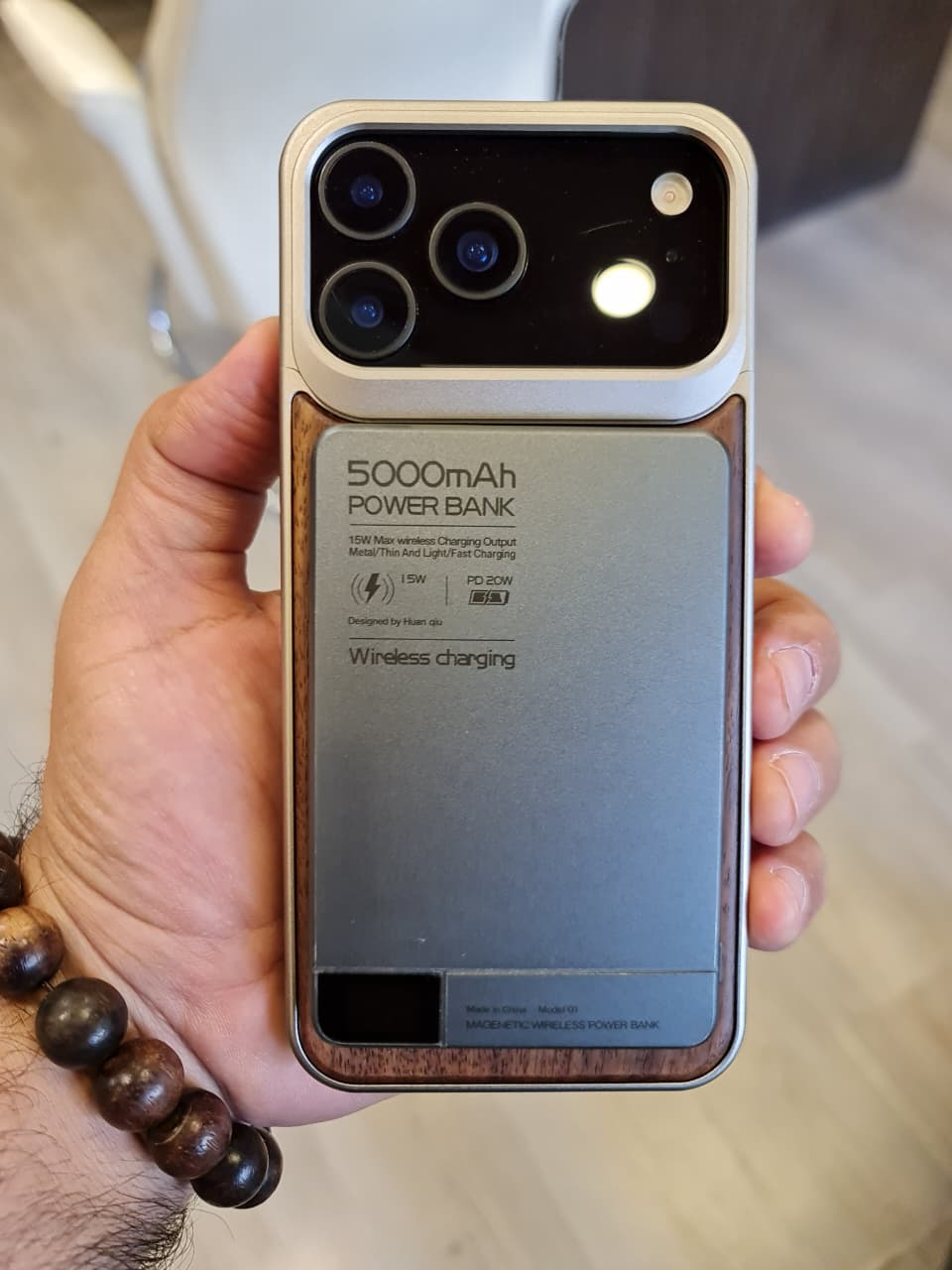 Wood Magsafe Vegan Case For iPhone 17 Pro Max