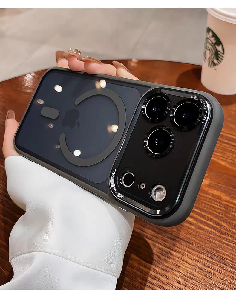 Popular TPU Acrylic Clear Magnetic Phone Case for iPhone 17 Pro Max