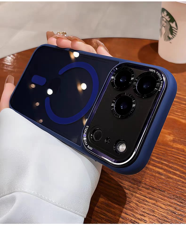 Popular TPU Acrylic Clear Magnetic Phone Case for iPhone 17 Pro Max