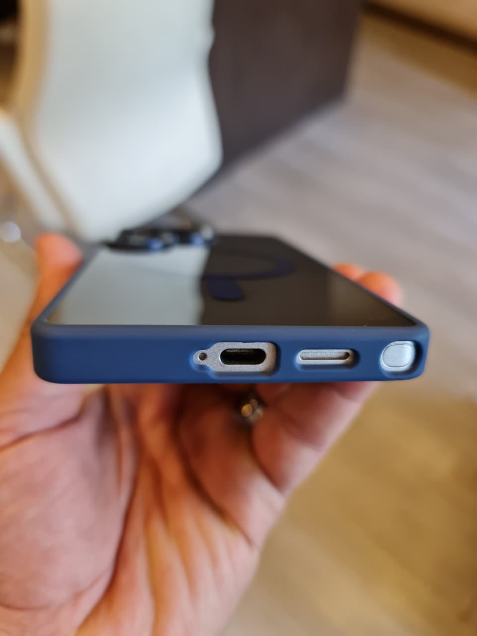 Popular TPU Acrylic Clear Magnetic Phone Case for Samsung