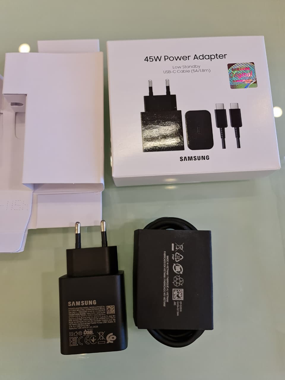 45W USB-C Fast Charging Wall Charger Samsung (Semi-original )