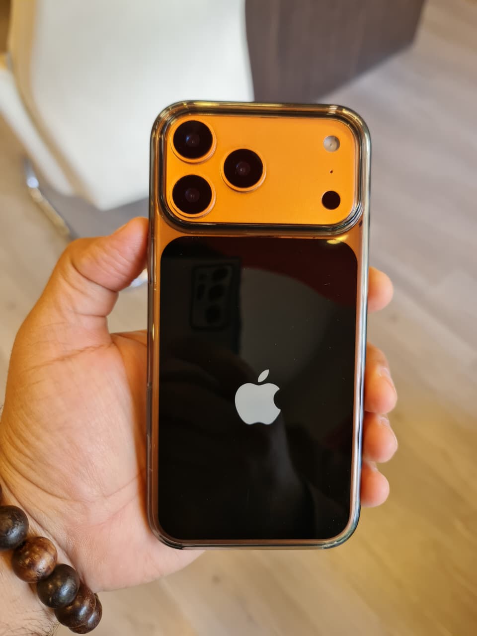 High-end Acrylic Color Design Clear Magnetic Case for iPhone 17 Pro Max