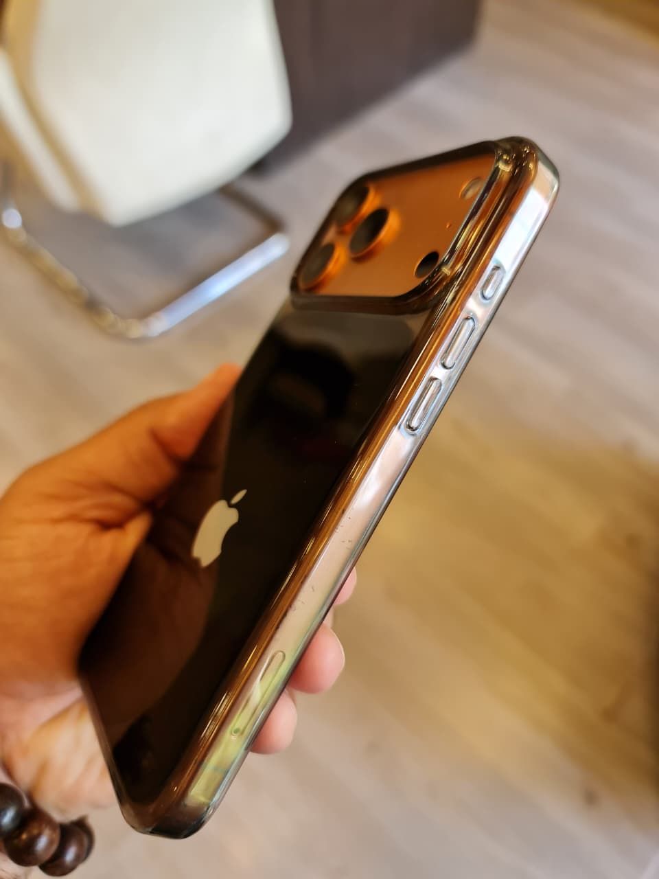 High-end Acrylic Color Design Clear Magnetic Case for iPhone 17 Pro Max