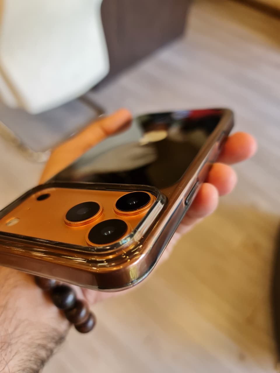 High-end Acrylic Color Design Clear Magnetic Case for iPhone 17 Pro Max