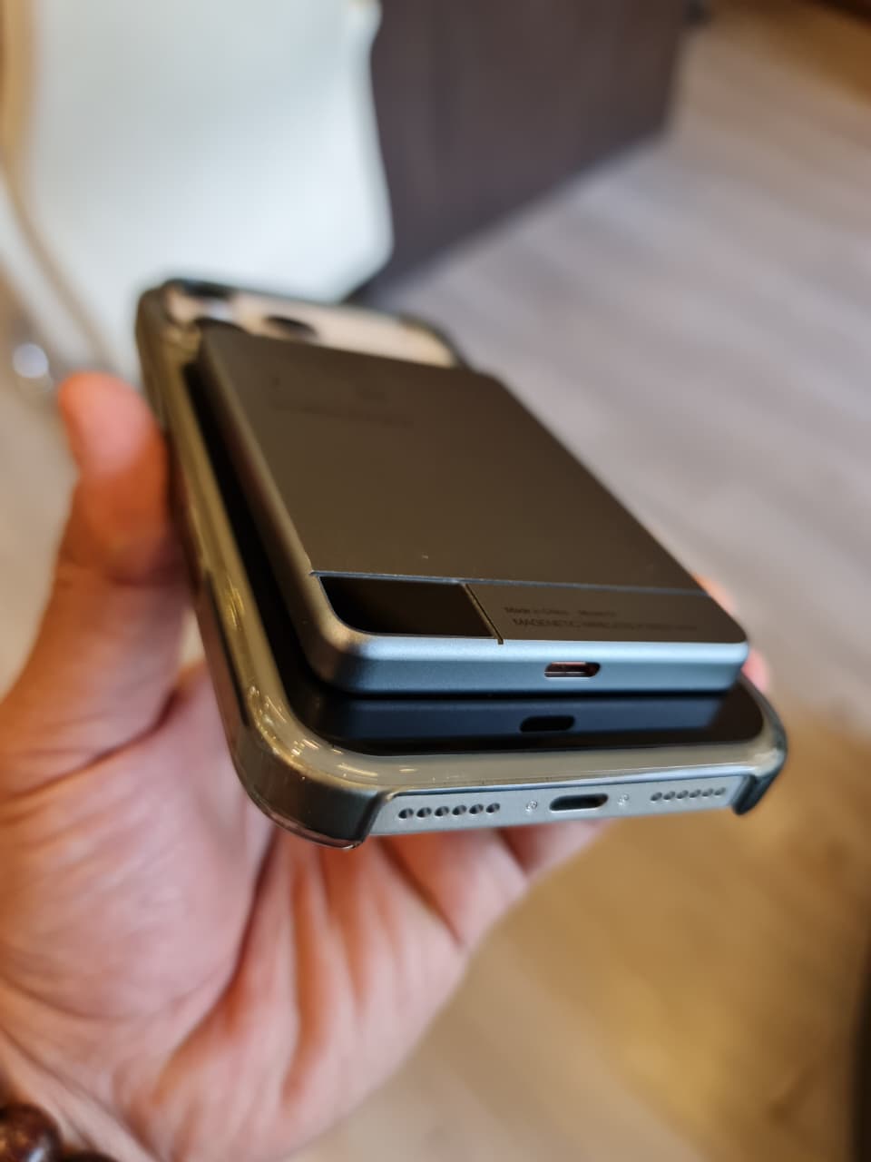 High-end Acrylic Color Design Clear Magnetic Case for iPhone 17 Pro Max