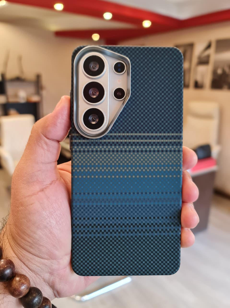 Carbon Fiber Texture Magsafe Phone Case For Samsung S26 Ultra