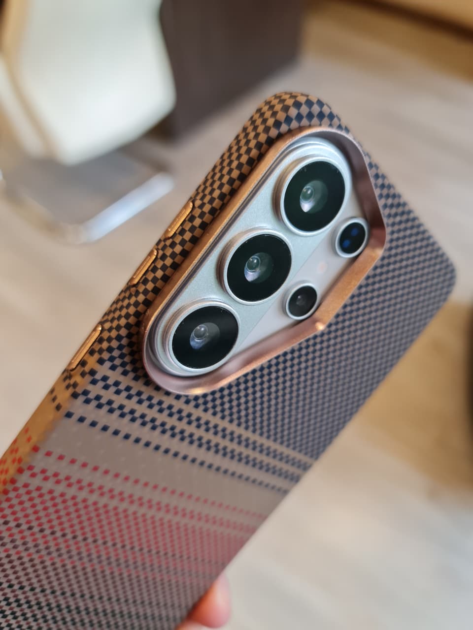 Carbon Fiber Texture Magsafe Phone Case For Samsung S26 Ultra