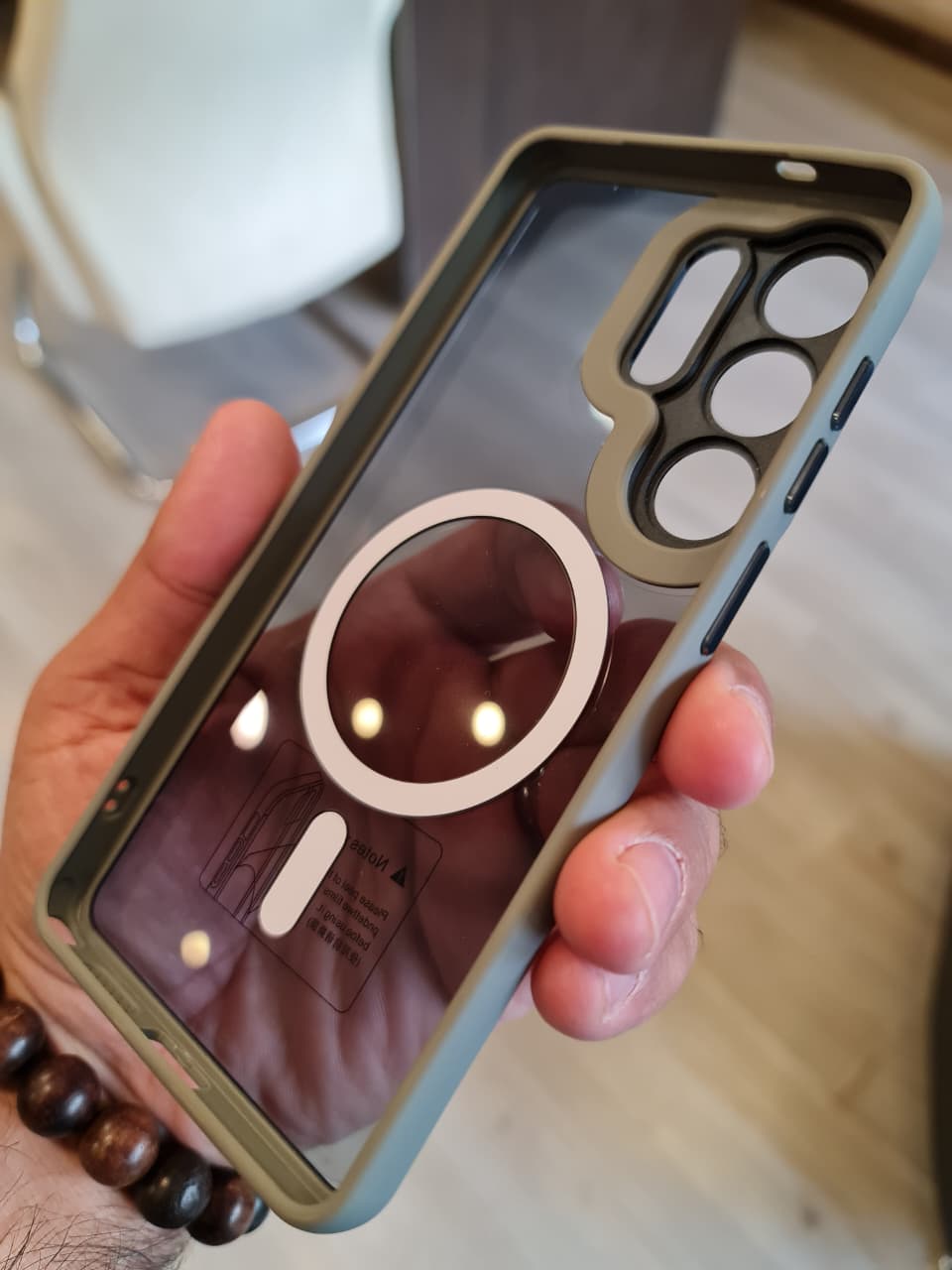 Popular TPU Acrylic Clear Magnetic Phone Case for Samsung S26 Ultra