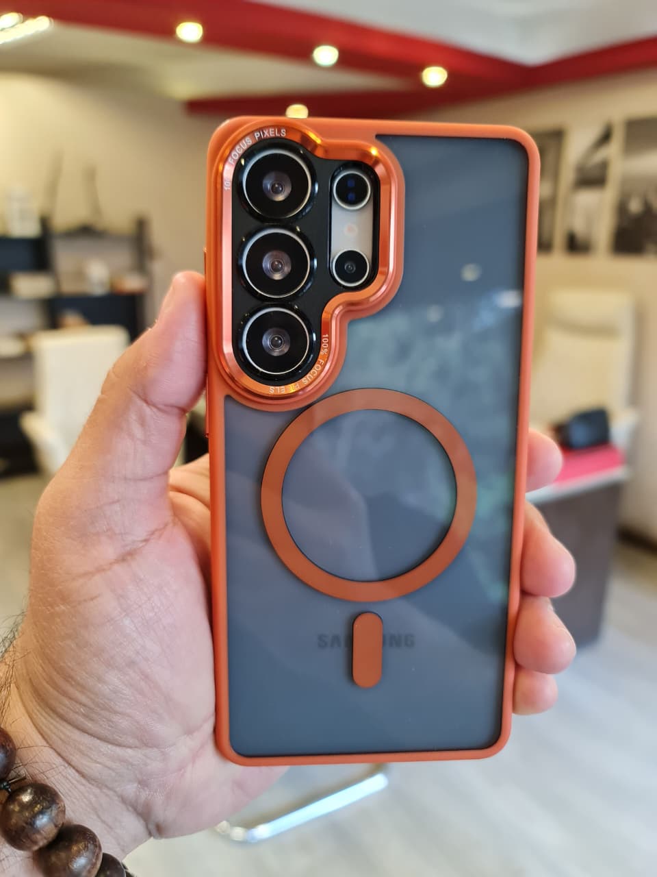 Popular TPU Acrylic Clear Magnetic Phone Case for Samsung S26 Ultra