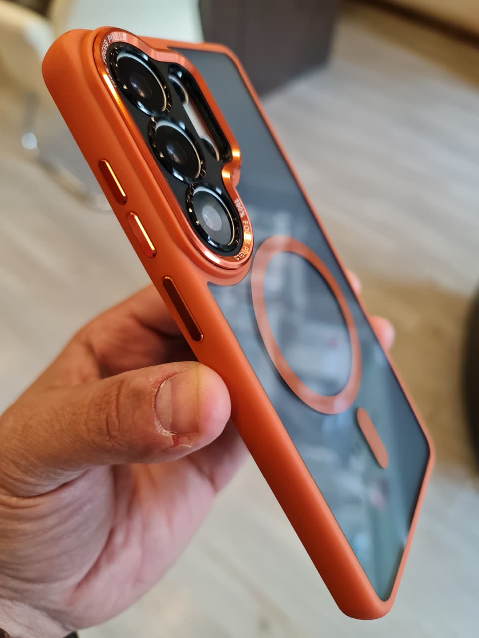 Popular TPU Acrylic Clear Magnetic Phone Case for Samsung S26 Ultra