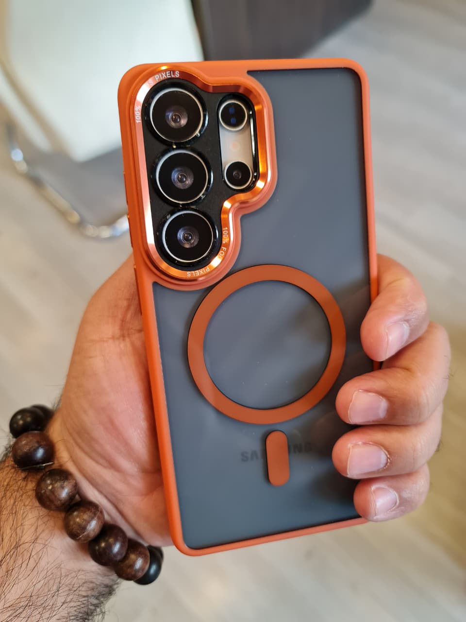 Popular TPU Acrylic Clear Magnetic Phone Case for Samsung S26 Ultra