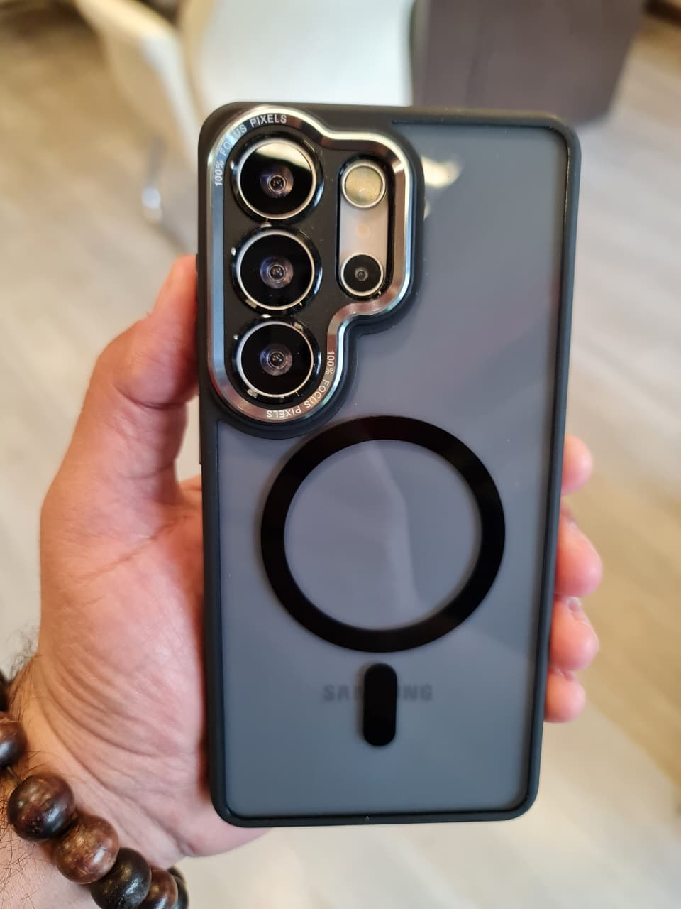 Popular TPU Acrylic Clear Magnetic Phone Case for Samsung S26 Ultra