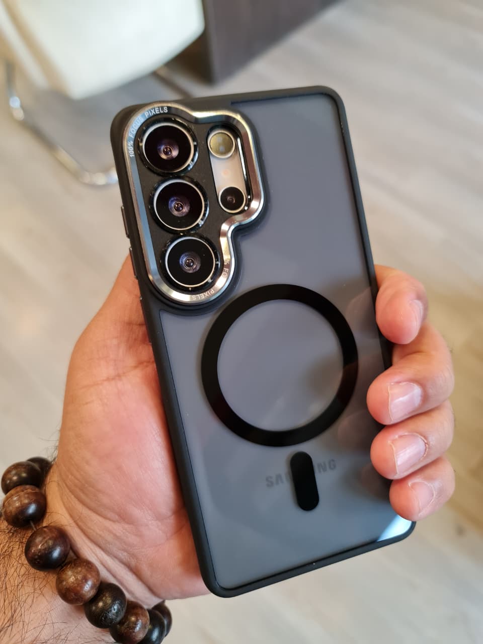 Popular TPU Acrylic Clear Magnetic Phone Case for Samsung S26 Ultra