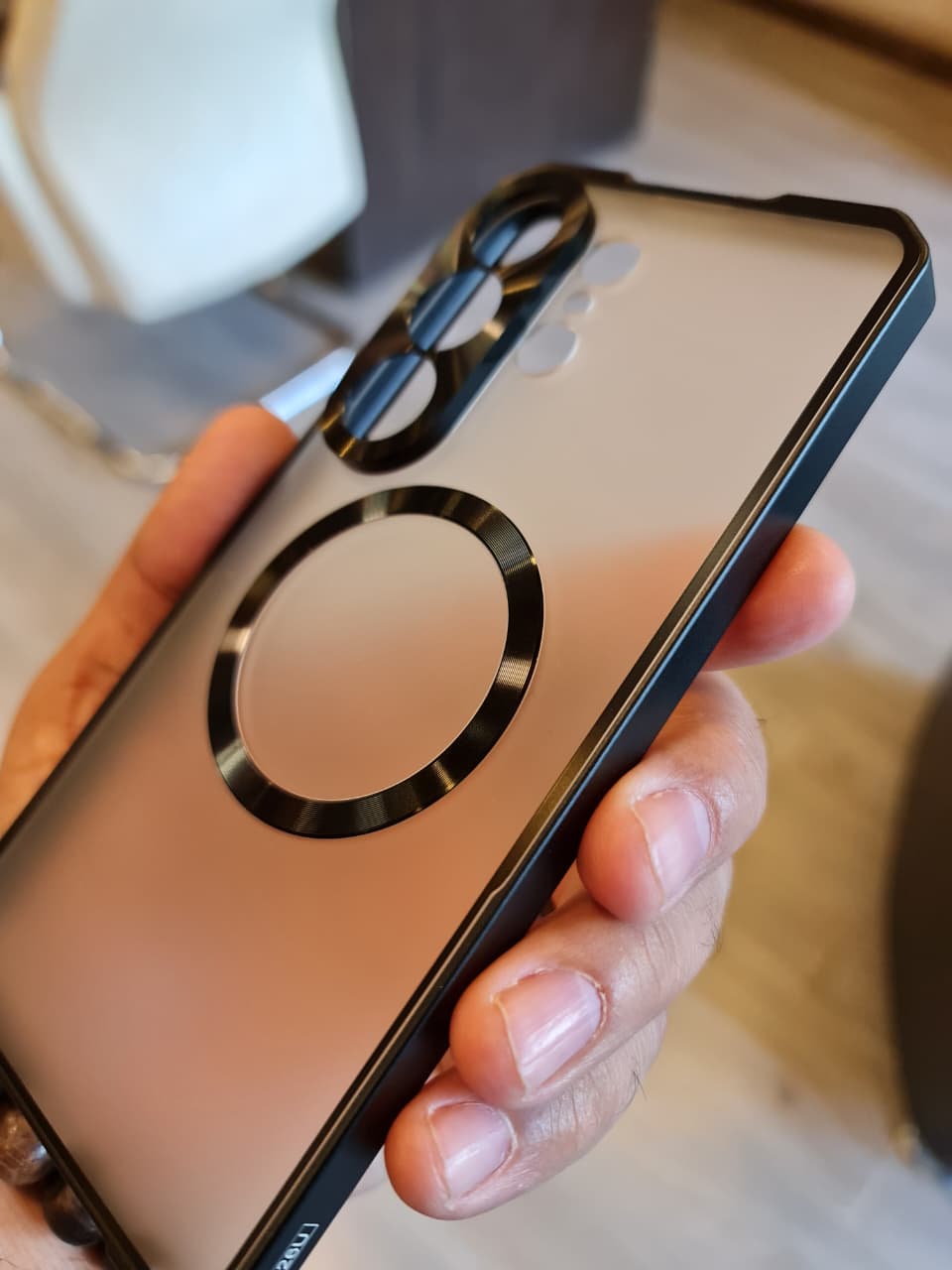 Amazing Metal Bumper Frame Frosted PC Back Cover Case For Samsung S26 Ultra