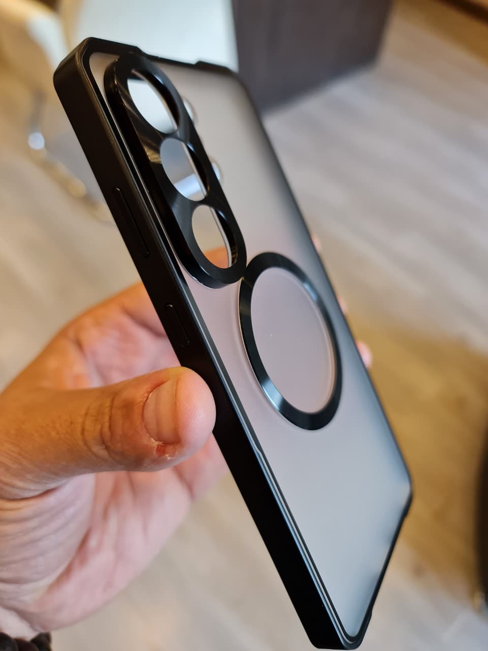 Amazing Metal Bumper Frame Frosted PC Back Cover Case For Samsung S26 Ultra