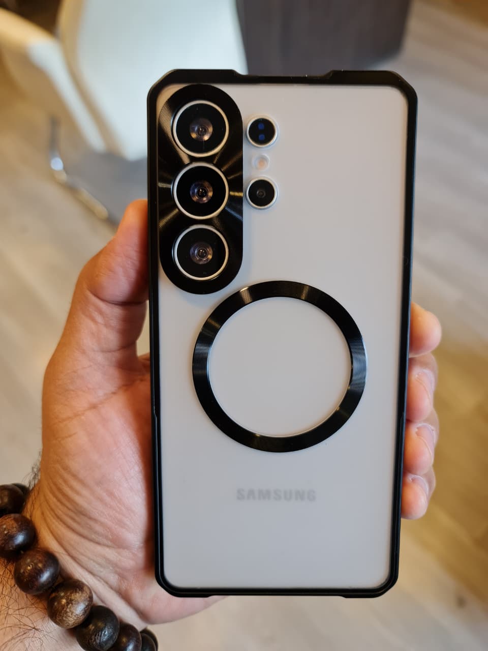 Amazing Metal Bumper Frame Frosted PC Back Cover Case For Samsung S26 Ultra