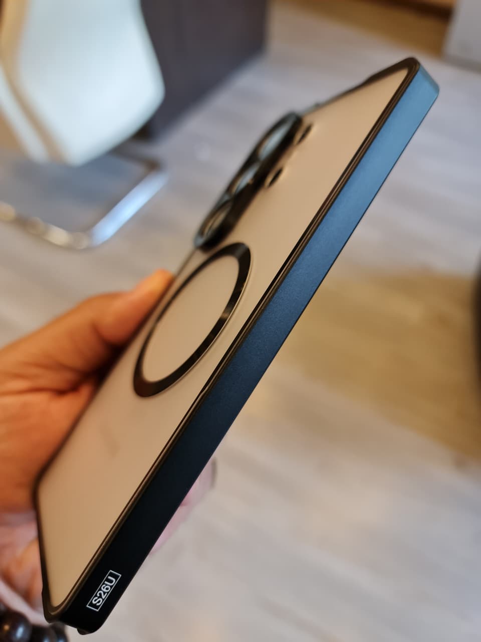 Amazing Metal Bumper Frame Frosted PC Back Cover Case For Samsung S26 Ultra