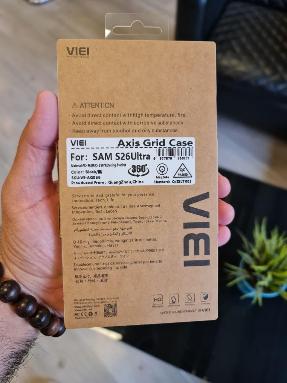 VIEI 360 MAGSAFE STAND CASE For Samsung S26 Ultra
